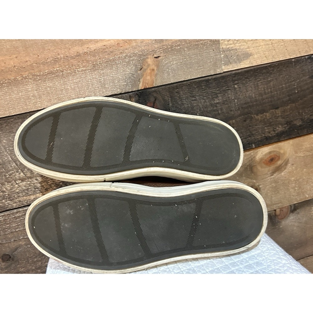 Martin Dingman David Men's Sneakers Size 9M Brown Leather Slip On Shoes - Picture 7 of 8